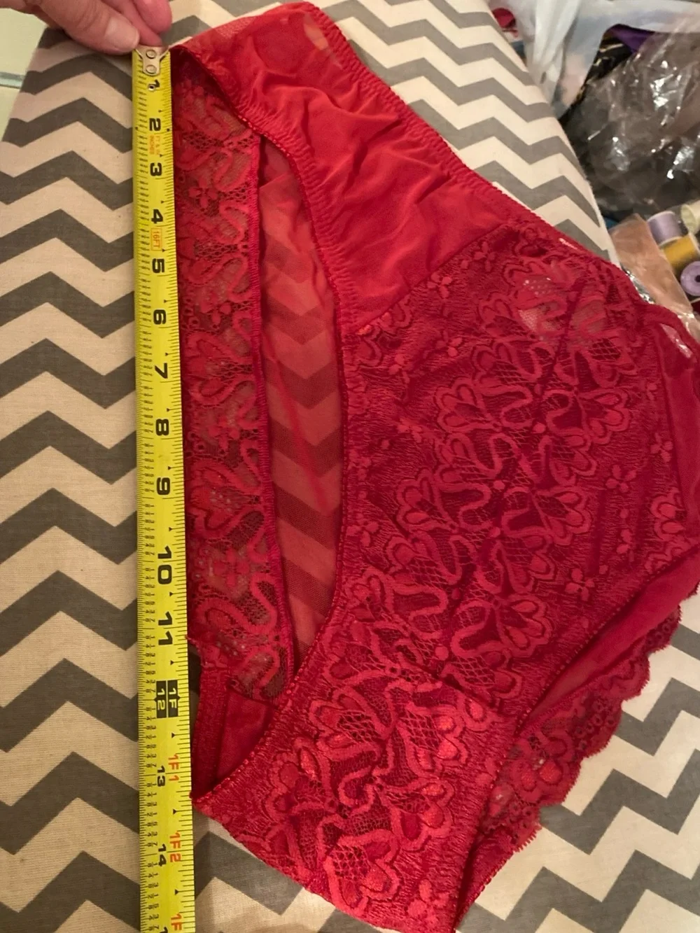 Ashley Stewart VTG Y2K NWT PANTIES Wom PLUS 9 Stretch Lace Hipster Approx 33”W